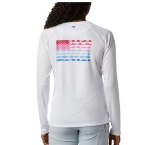 Columbia Tidal Tee PFG Fish Flag Long-Sleeve Shirt for Ladies